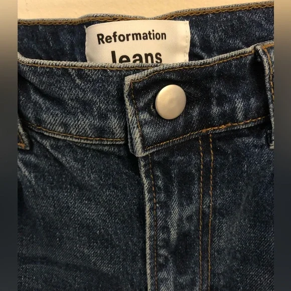 Reformation Liza High Rise Straight Jeans NWOT Size 29 - Picture 8 of 11